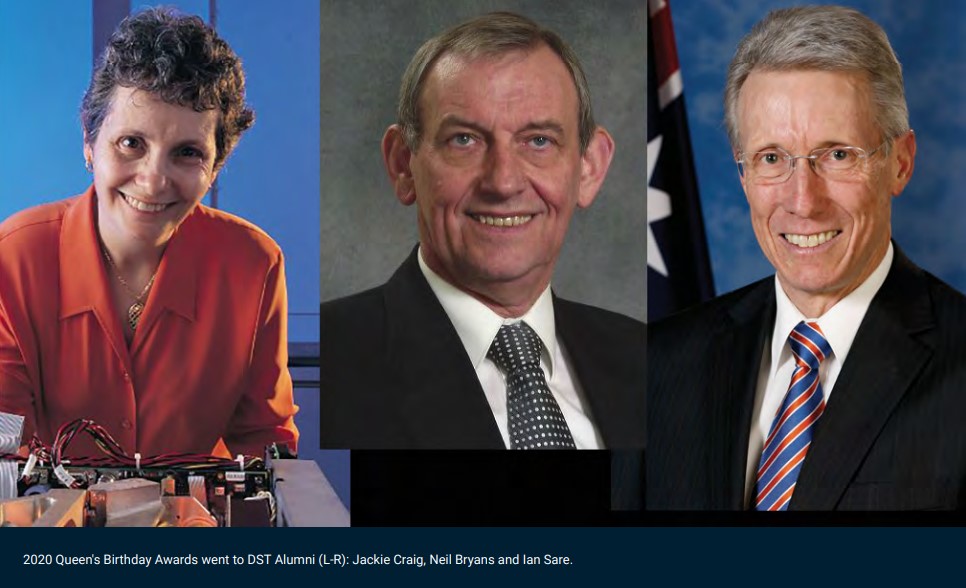 2020 Queen's Birthday awardees Jacqui Craig, Neil Bryans and Ian Sare